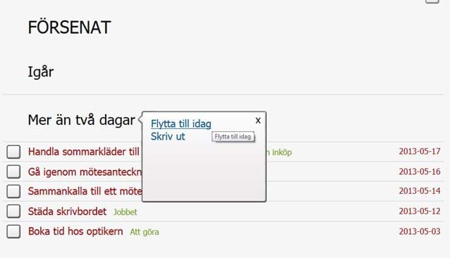 Exempel på översikten 