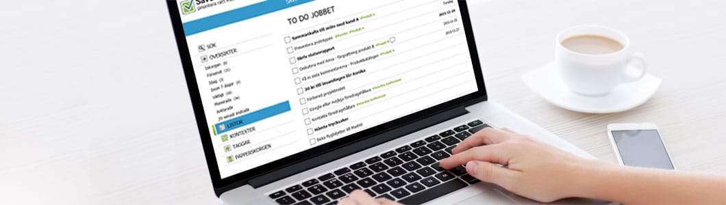 SaveYourDay ger dig helt nya möjligheter jämfört med handskrivna listor, eller listor skrivna i excel, i ett mejlprogram, eller i enkla todo-list appar.